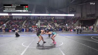 115 lbs Champ. Round 1 - Josie Edwards, Linn County vs MaKenzie Brady, Smoky Valley