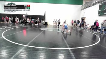 105 lbs Cons. Round 2 - Pearson Barrett, Bentonville Wrestling Club vs Analisa Bahner, Bentonville West High School