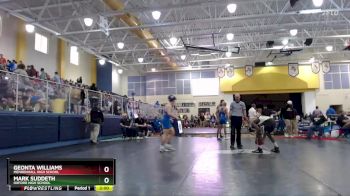 138 lbs Champ. Round 1 - Geonta Williams, Mendenhall High School vs Mark Suddeth, Oxford High School