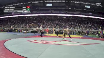 D3-138 lbs Quarterfinal - Gage David, Ogemaw Heights vs Javen Gomez, Saginaw Swan Valley