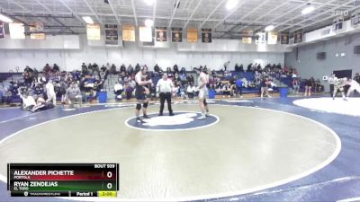 175 lbs Champ. Round 3 - Ryan Zendejas, El Toro vs Alexander Pichette, Portola