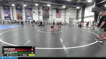 52 lbs Rd# 3 12:00pm Friday - Arash Quayumi, Crass Trained vs Zayd Schadt, Maryland BLACK