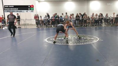 120 lbs Consi Of 32 #1 - Kael Davis, PA vs Ethan Michaels, NJ
