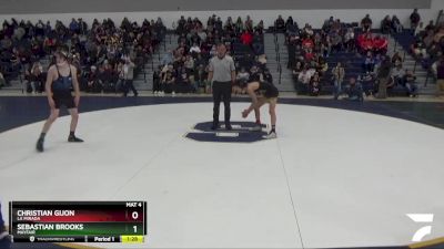 113 lbs Quarterfinal - Christian Gijon, La Mirada vs Sebastian Brooks, Mayfair