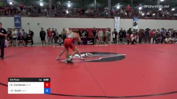 70 kg 3rd Place - Daniel Cardenas, Bear Cave Wrestling Club vs Edward Scott, Wolfpack Wrestling Club