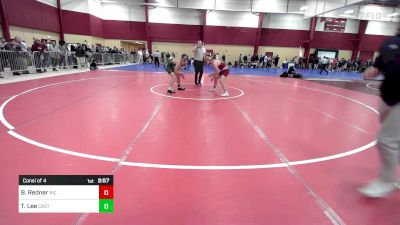 133 lbs Consi Of 4 - Brett Redner, Rhode Island College vs Trey Lee, Castleton