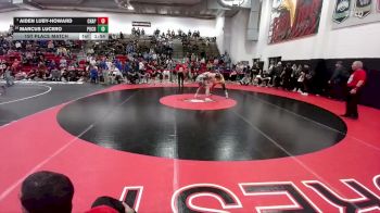 175 lbs 1st Place Match - Aiden Luby-Howard, Chaparral vs Marcus Lucero, Pueblo County