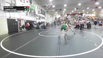 120 lbs Cons. Semi - Julian Lopez, Arroyo vs Samuel Olivier, Notre Dame