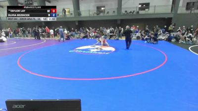 Junior Girls FS - 130 lbs 3rd Place Match - Taylor Lay, MT vs Olivia Bezdicek, ID