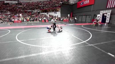 72 lbs Champ. Round 2 - Waylon Nedden, Campbellsport vs Abram Marx, Winneconne Youth