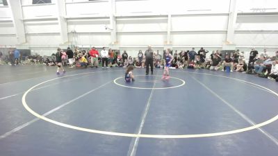 60 lbs Round Robin 3 - Fionna McEntire, Jacket Wrestling Club - G vs Adalynn Pratt, WV Lunatics - G