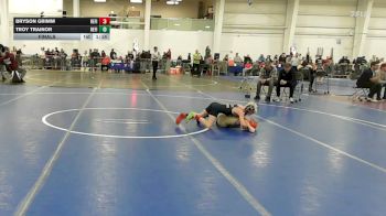 56 lbs Final - Bryson Grimm, Refinery WC vs Troy Trainor, Refinery WC