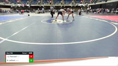 157 lbs Cons. Round 4 - Chase Pierceall, Plainfield South vs Reily Leifheit, Marquette Academy