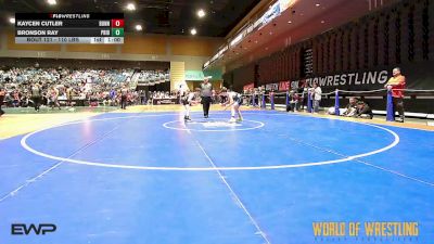 110 lbs Consi Of 8 #2 - Kaycen Cutler, Bonneville Wrestling Club vs Bronson Ray, Pride Nevada