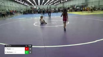 55 lbs Rr Rnd 5 - Yaretzi Rojas, Sooners Crimson vs Paityn McCann, Cowgirls Orange