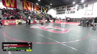 120 lbs Semifinal - Henry Aslikyan, Birmingham vs Nathan Valencia, Cerritos