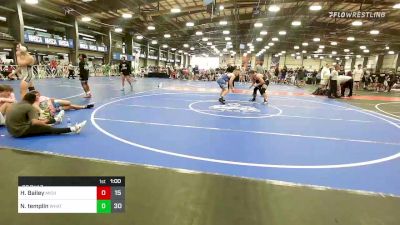 195 lbs Rr Rnd 2 - Harrison Bailey, Michigan Grapplers Orange vs Noah Templin, What's Poppin? Yellow