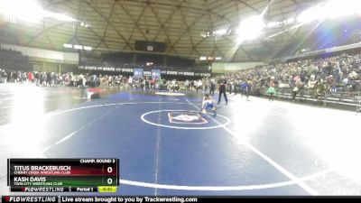 59 lbs Champ. Round 3 - Kash Davis, Twin City Wrestling Club vs Titus Brackebusch, Cherry Creek Wrestling Club