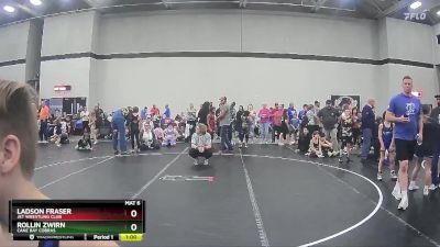 100 lbs Round 3 - Ladson Fraser, JET Wrestling Club vs Rollin Zwirn, Cane Bay Cobras