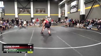 155 lbs Round 3 (6 Team) - Autumne Williams, Chasing Titles vs Piper Zatechka, NE Wrestling Academy