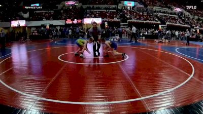 98 lbs Champ. Round 2 - Owen VanSett, Shepherd Wrestling Club vs Joshua Haddix, Thermopolis Wrestling Club