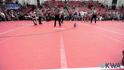 64 lbs Rr Rnd 5 - Hunter Wisdom, Caney Valley Wrestling vs Cooper Edge, Piedmont