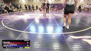 235 lbs Round 5 (10 Team) - Ella Ray, Rocket Wrestling vs Kaylee Thompson, Midwest Misfitz