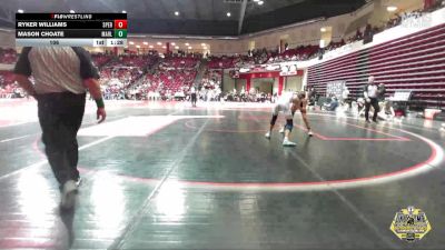 106 lbs Quarterfinals (8 Team) - Ryker Williams, SPERRY vs Mason Choate, MARLOW
