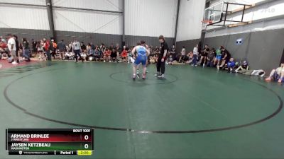 86 lbs Round 1 - Jaysen Ketzbeau, Washington vs Armand Brinlee, J Wrestling