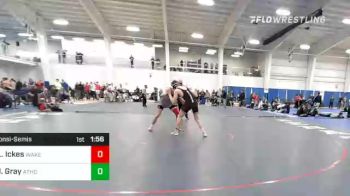 182 lbs Consolation - Luke Ickes, Wakefield vs Joseph Gray, Athol