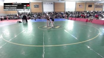 145 lbs Round Of 16 - Isabelle Brandt, Souhegan vs Tessa Johnson, Mansfield