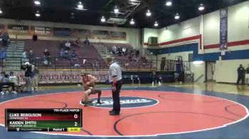 138 lbs 7th Place Match - Luke Berguson, Homewood HS vs Kaiden Smith, Mortimer Jordan HS