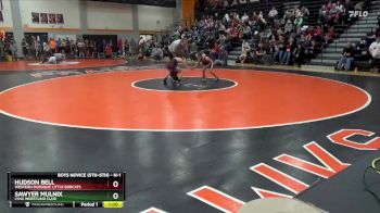 N-1 lbs Semifinal - Sawyer Mulnix, Lynx Wrestling Club vs Hudson Bell, Western Dubuque Little Bobcats