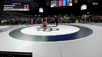 157 lbs Cons. Rd Of 64 - Dylan Kantner, OH vs Mason Todd, MO