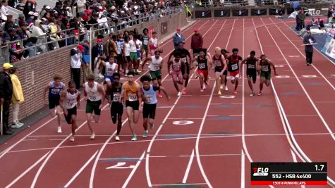 Watch High School Boys South Jersey Large 4x400 Relay (Event 552) At 2026 Penn Relays