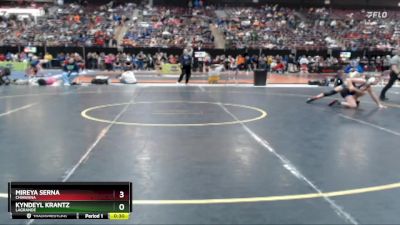 132 lbs Cons. Round 3 - Kyndeyl Krantz, LaGrande vs Mireya Serna, Chiawana