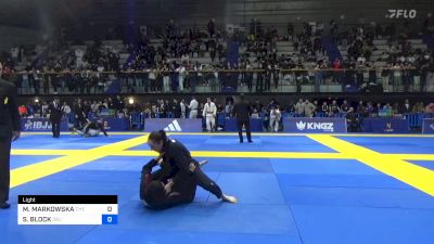 SARAH BLOCK vs MONIKA MARKOWSKA 2024 European Jiu-Jitsu IBJJF Championship