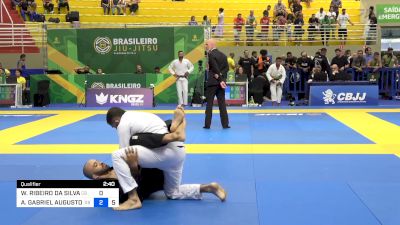 WILLIAM RIBEIRO DA SILVA vs ATHOS GABRIEL AUGUSTO SANTOS 2024 Brasileiro Jiu-Jitsu IBJJF