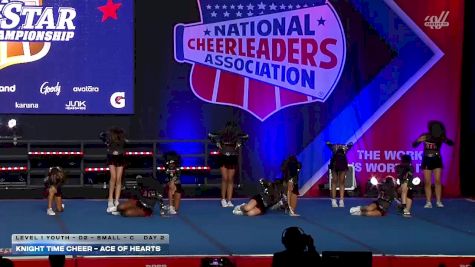 Knight Time Cheer - Ace of Hearts [2026 L1 Youth - D2 - Small - C Day 2] 2026 NCA All-Star National Championship