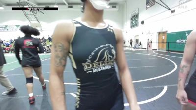 110 lbs 1st Place Match - Samira Mason, San Joaquin Delta vs Ciara Hawkins, Santa Ana College