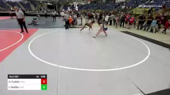 138 lbs Semifinal - Auston Eudaly, Bear Cave WC vs Izaiah Padilla, Pueblo County WC