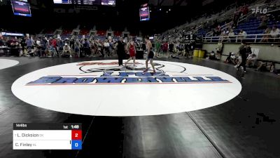 144 lbs Cons 64 #2 - Levi Dicksion, OK vs Colyn Finley, AL