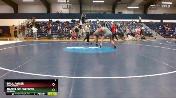 197 lbs Cons. Round 4 - Daniel Schweitzer, Alvernia vs Paul Parise, Muhlenberg