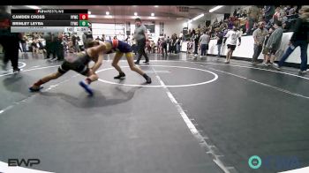 76 lbs Rr Rnd 1 - Camden Cross, Verdigris Youth Wrestling vs Brinley Leyba, Team Tulsa Wrestling Club
