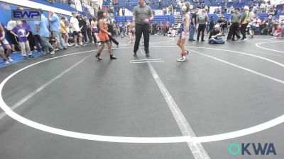 73 lbs Round Of 16 - Micael Boso, Choctaw Ironman Youth Wrestling vs Cooper Coble, Cowboy Wrestling Club