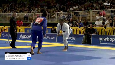 LARISSA DIAS DE ALMEIDA vs INGRIDD ALVES DE SOUSA 2023 Pan Jiu Jitsu IBJJF Championship