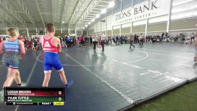 86 lbs Cons. Round 1 - Logan Brooks, Altamont Wrestling Club vs Tyler Tuttle, Nevada Elite Wrestling