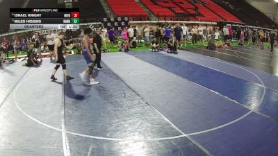 157 lbs Quarters - Miles Higgins, Hawaii vs Israel Knight, Nevada