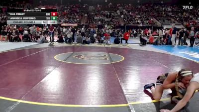 115 lbs Champ. Round 1 - Annibell Kopeinig, Thunder Ridge vs Eva Finley, Buhl
