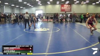 145 lbs Cons. Round 4 - Kaden Vandermark, Dinwiddie Mat Rats vs Austin Noble, Willie Walters Wrestling Club